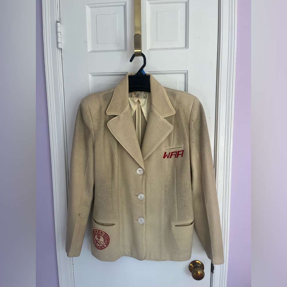 Vintage 40s college sorority jacket